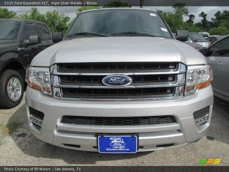 Ingot Silver Metallic / Ebony 2015 Ford Expedition XLT