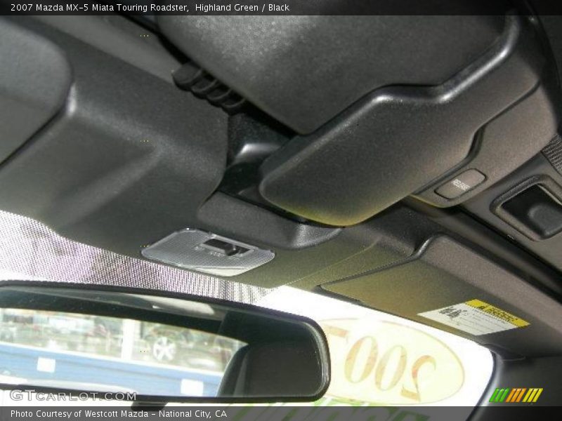 Highland Green / Black 2007 Mazda MX-5 Miata Touring Roadster