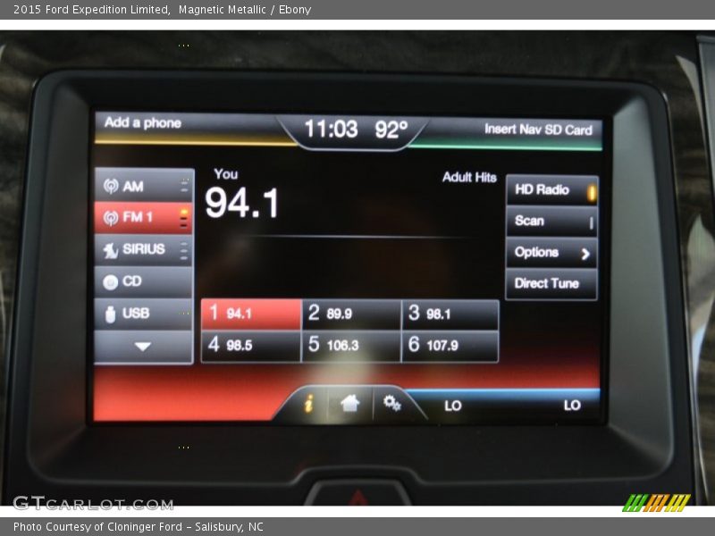 Magnetic Metallic / Ebony 2015 Ford Expedition Limited