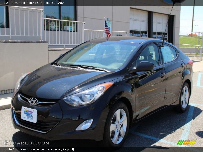 Black / Gray 2013 Hyundai Elantra GLS
