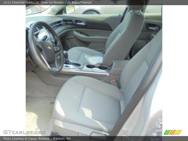 Silver Ice Metallic / Jet Black/Titanium 2013 Chevrolet Malibu LS