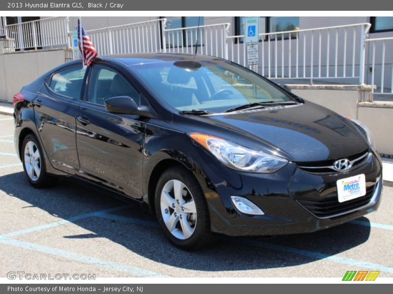 Black / Gray 2013 Hyundai Elantra GLS