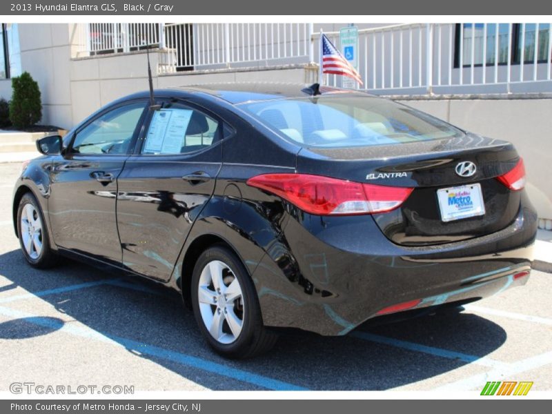 Black / Gray 2013 Hyundai Elantra GLS
