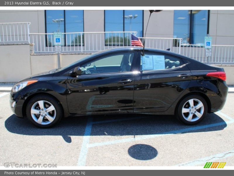 Black / Gray 2013 Hyundai Elantra GLS