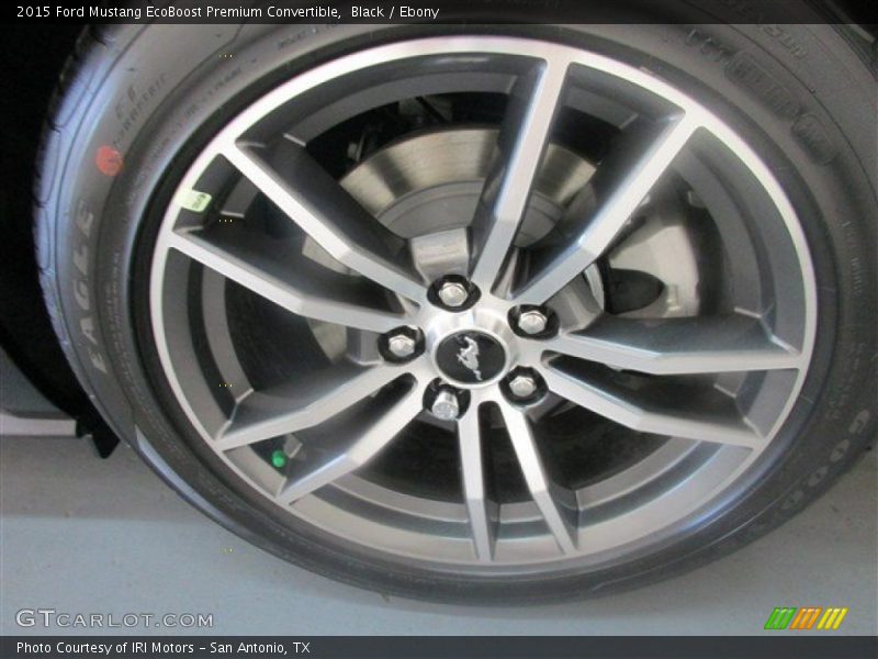 Black / Ebony 2015 Ford Mustang EcoBoost Premium Convertible