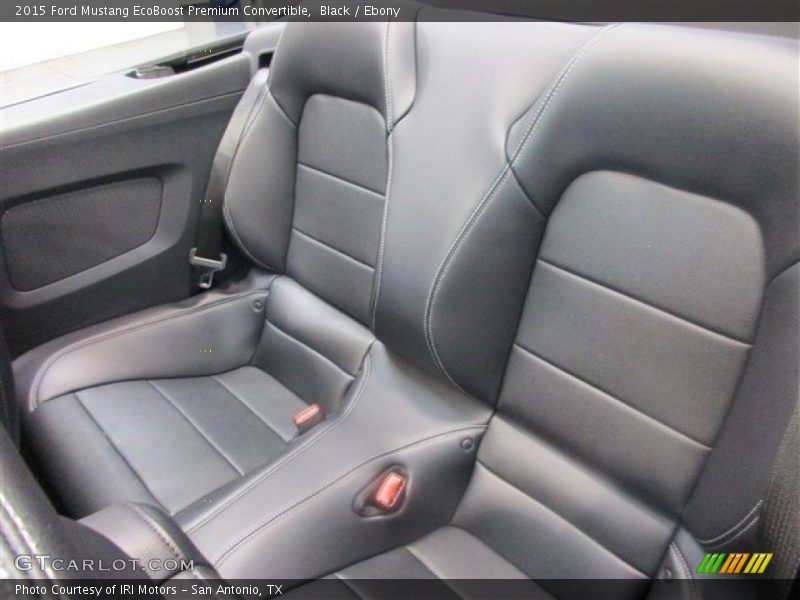 Black / Ebony 2015 Ford Mustang EcoBoost Premium Convertible