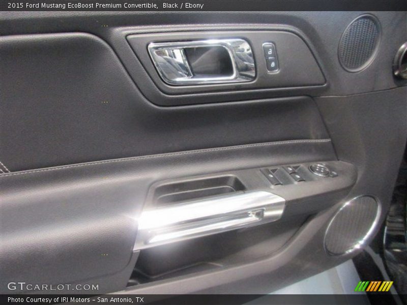 Black / Ebony 2015 Ford Mustang EcoBoost Premium Convertible