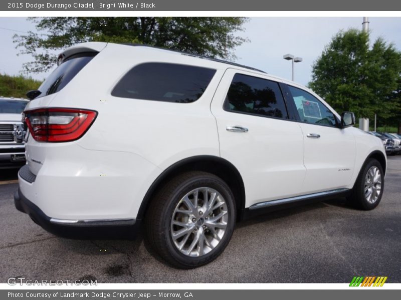 Bright White / Black 2015 Dodge Durango Citadel