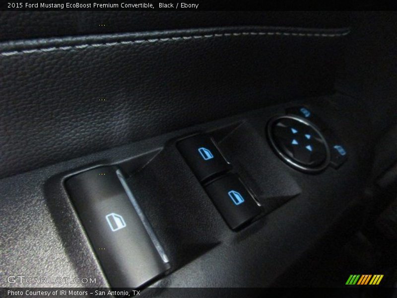 Black / Ebony 2015 Ford Mustang EcoBoost Premium Convertible