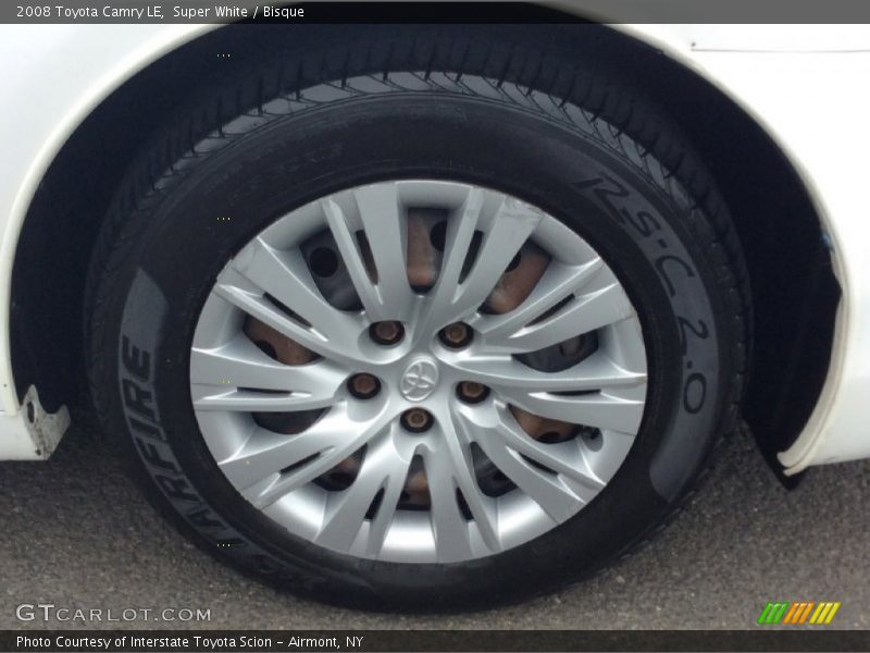 Super White / Bisque 2008 Toyota Camry LE