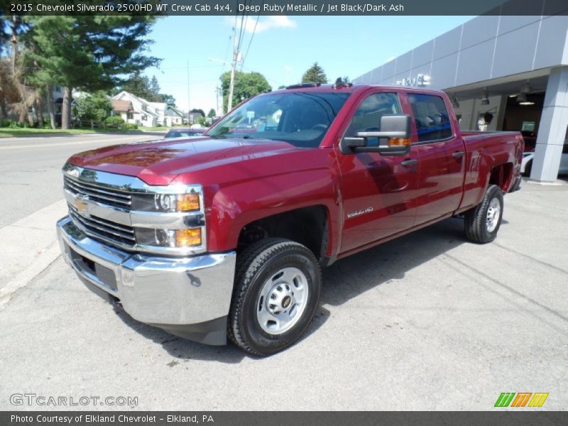 Front 3/4 View of 2015 Silverado 2500HD WT Crew Cab 4x4