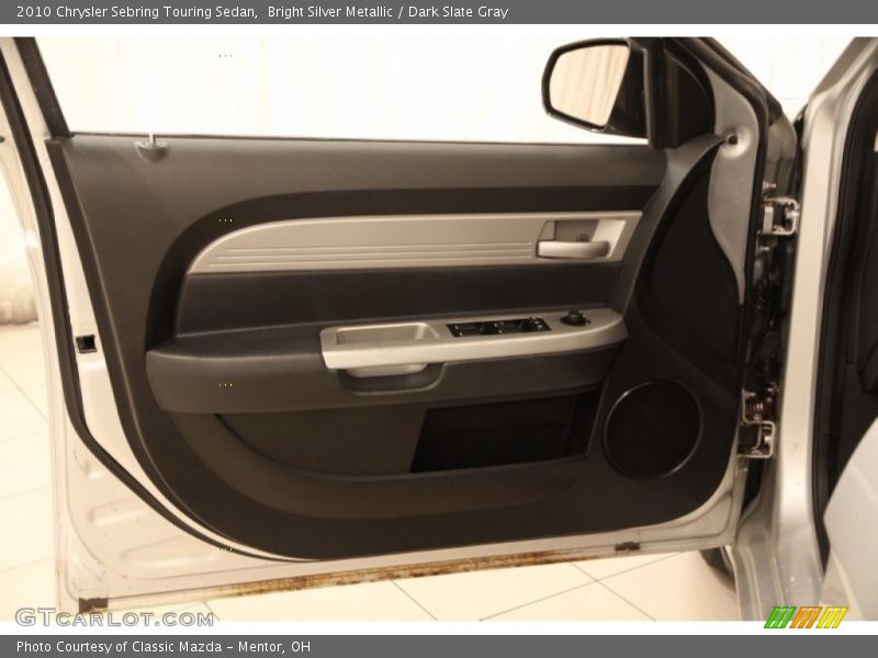 Bright Silver Metallic / Dark Slate Gray 2010 Chrysler Sebring Touring Sedan