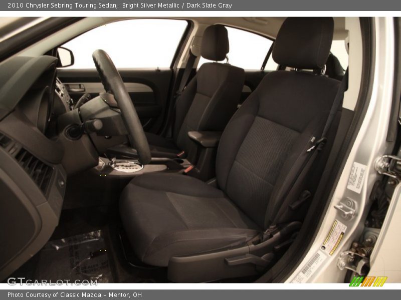 Bright Silver Metallic / Dark Slate Gray 2010 Chrysler Sebring Touring Sedan