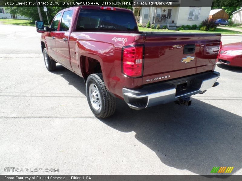 Deep Ruby Metallic / Jet Black/Dark Ash 2015 Chevrolet Silverado 2500HD WT Crew Cab 4x4