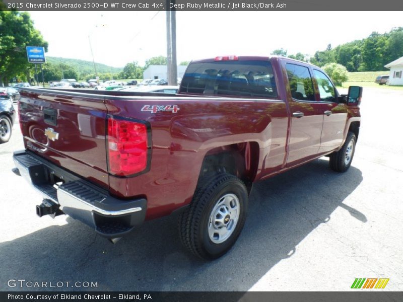 Deep Ruby Metallic / Jet Black/Dark Ash 2015 Chevrolet Silverado 2500HD WT Crew Cab 4x4