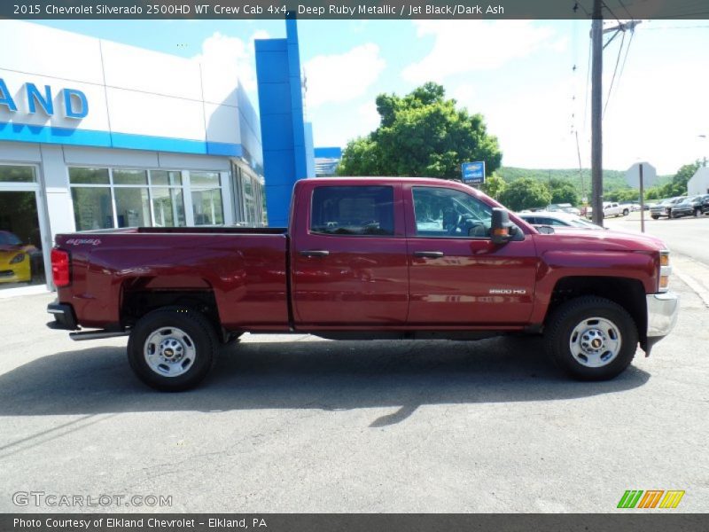 Deep Ruby Metallic / Jet Black/Dark Ash 2015 Chevrolet Silverado 2500HD WT Crew Cab 4x4