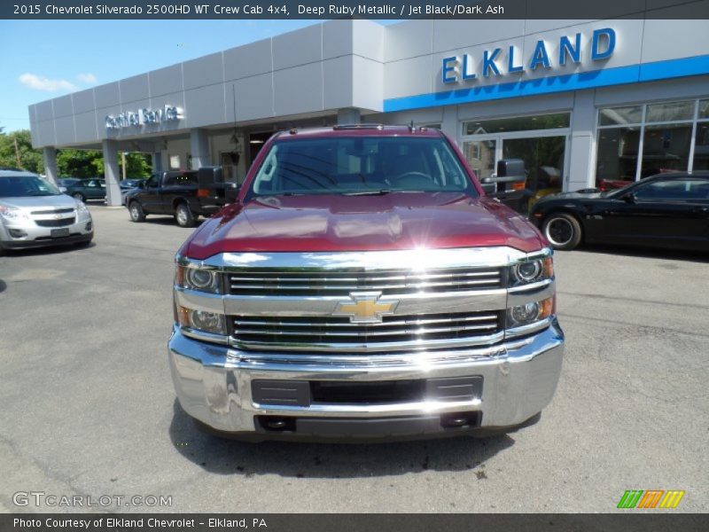 Deep Ruby Metallic / Jet Black/Dark Ash 2015 Chevrolet Silverado 2500HD WT Crew Cab 4x4