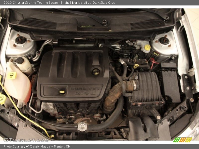 Bright Silver Metallic / Dark Slate Gray 2010 Chrysler Sebring Touring Sedan