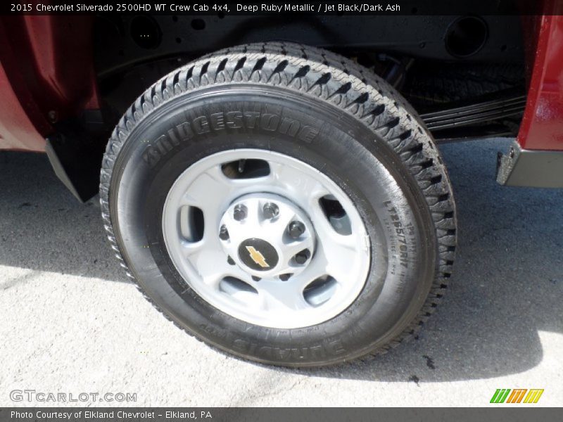 Deep Ruby Metallic / Jet Black/Dark Ash 2015 Chevrolet Silverado 2500HD WT Crew Cab 4x4