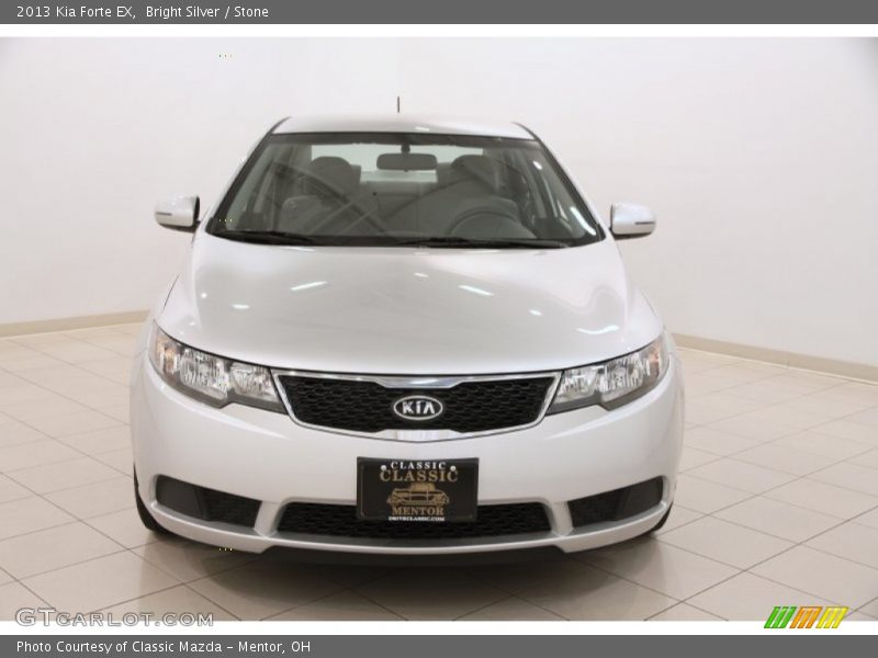 Bright Silver / Stone 2013 Kia Forte EX