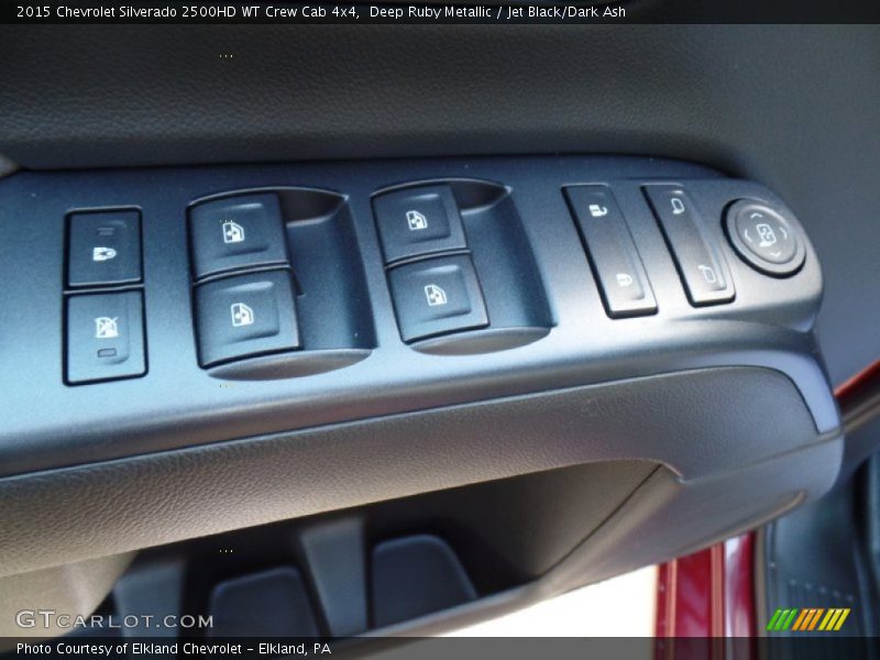 Deep Ruby Metallic / Jet Black/Dark Ash 2015 Chevrolet Silverado 2500HD WT Crew Cab 4x4