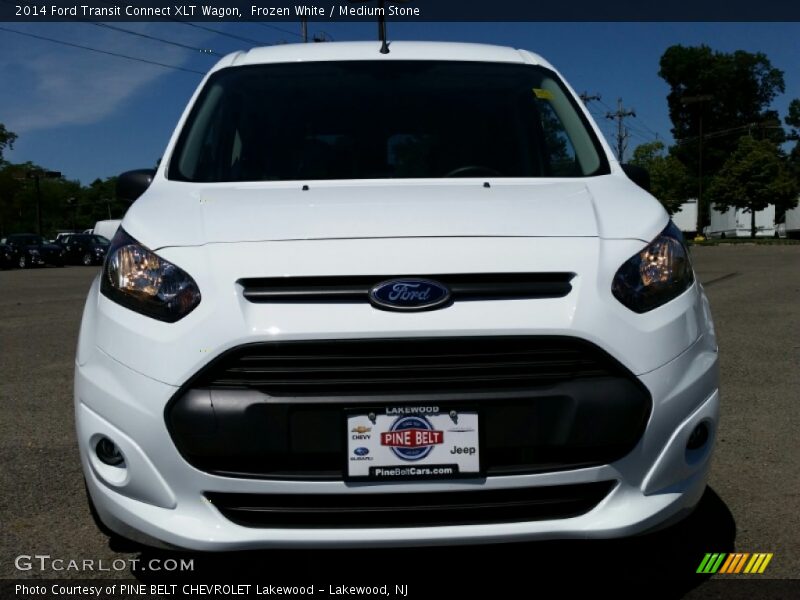 Frozen White / Medium Stone 2014 Ford Transit Connect XLT Wagon