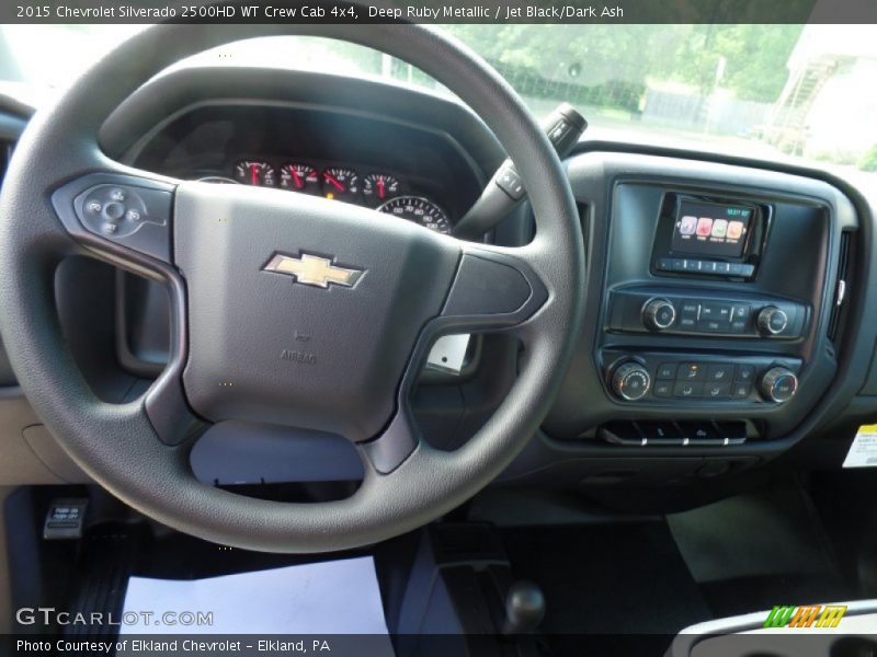 Deep Ruby Metallic / Jet Black/Dark Ash 2015 Chevrolet Silverado 2500HD WT Crew Cab 4x4