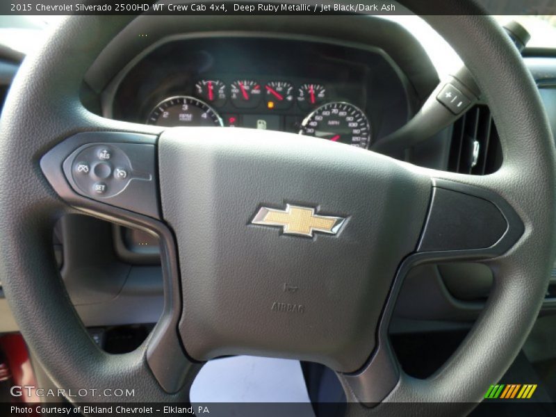Deep Ruby Metallic / Jet Black/Dark Ash 2015 Chevrolet Silverado 2500HD WT Crew Cab 4x4