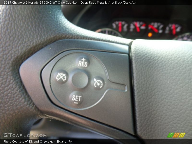 Deep Ruby Metallic / Jet Black/Dark Ash 2015 Chevrolet Silverado 2500HD WT Crew Cab 4x4
