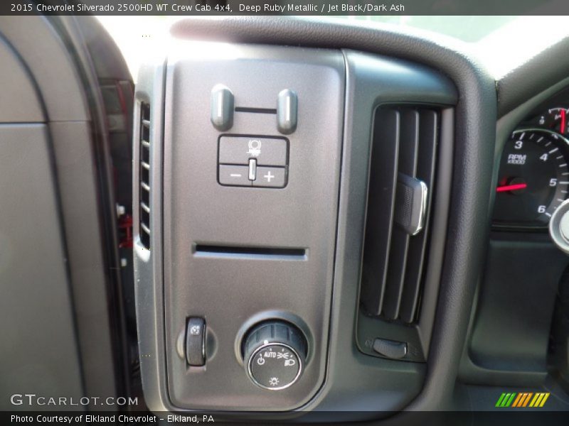 Deep Ruby Metallic / Jet Black/Dark Ash 2015 Chevrolet Silverado 2500HD WT Crew Cab 4x4