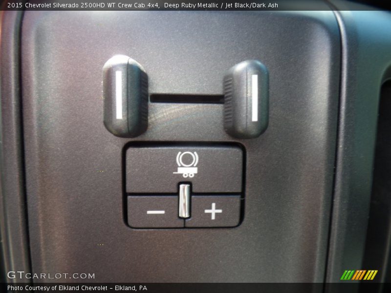 Deep Ruby Metallic / Jet Black/Dark Ash 2015 Chevrolet Silverado 2500HD WT Crew Cab 4x4