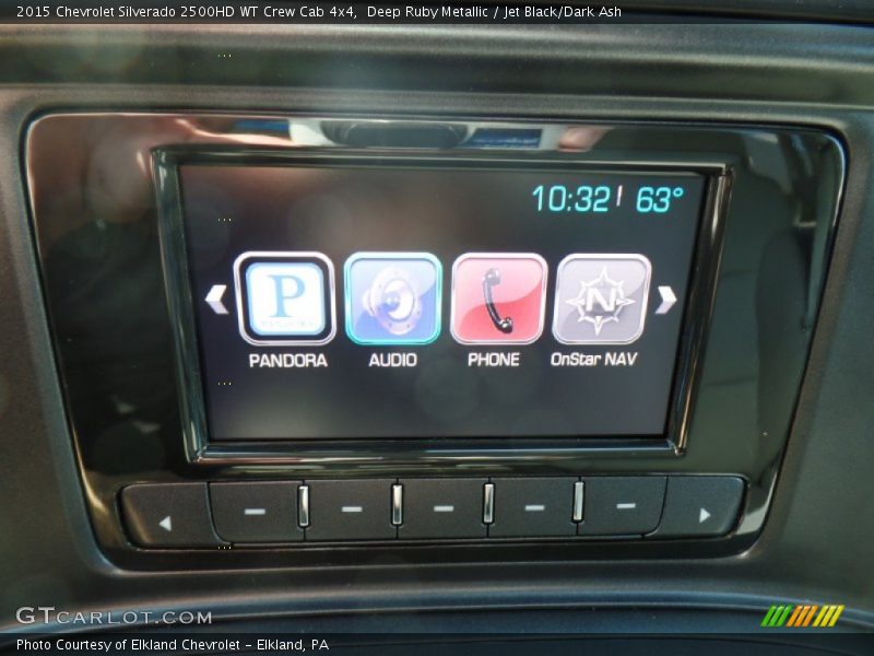 Deep Ruby Metallic / Jet Black/Dark Ash 2015 Chevrolet Silverado 2500HD WT Crew Cab 4x4