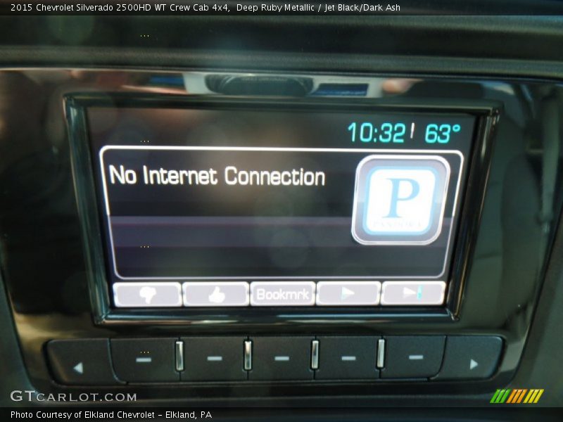 Deep Ruby Metallic / Jet Black/Dark Ash 2015 Chevrolet Silverado 2500HD WT Crew Cab 4x4