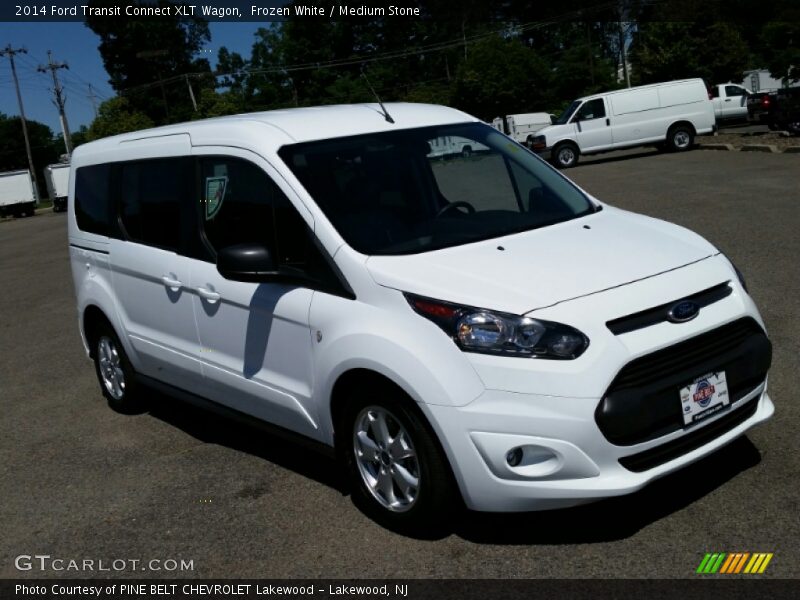 Frozen White / Medium Stone 2014 Ford Transit Connect XLT Wagon