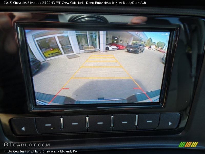 Deep Ruby Metallic / Jet Black/Dark Ash 2015 Chevrolet Silverado 2500HD WT Crew Cab 4x4