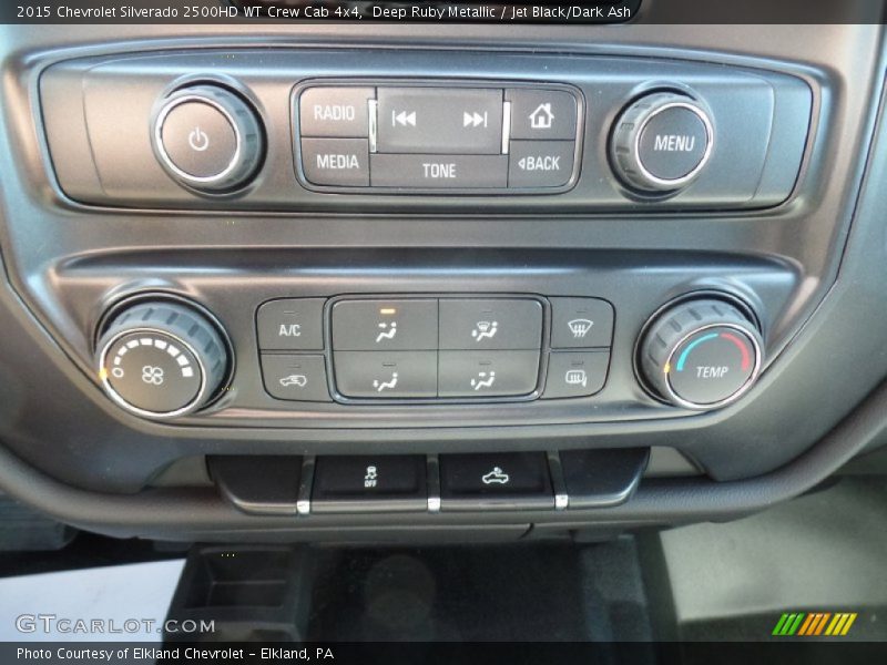 Deep Ruby Metallic / Jet Black/Dark Ash 2015 Chevrolet Silverado 2500HD WT Crew Cab 4x4