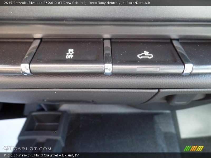 Deep Ruby Metallic / Jet Black/Dark Ash 2015 Chevrolet Silverado 2500HD WT Crew Cab 4x4