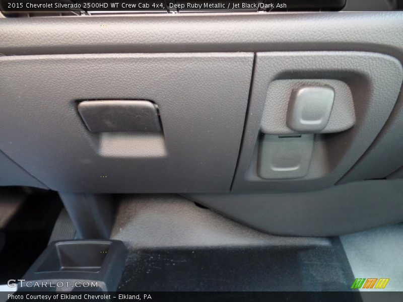 Deep Ruby Metallic / Jet Black/Dark Ash 2015 Chevrolet Silverado 2500HD WT Crew Cab 4x4