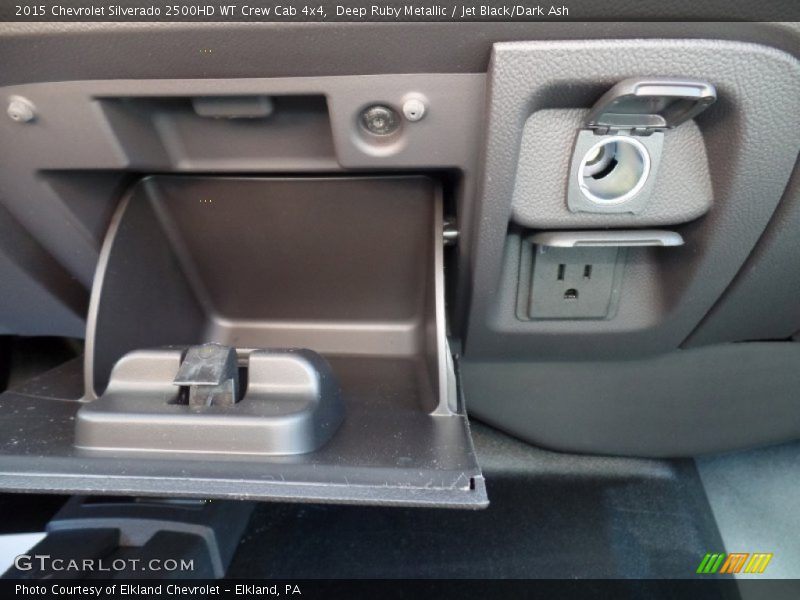 Deep Ruby Metallic / Jet Black/Dark Ash 2015 Chevrolet Silverado 2500HD WT Crew Cab 4x4