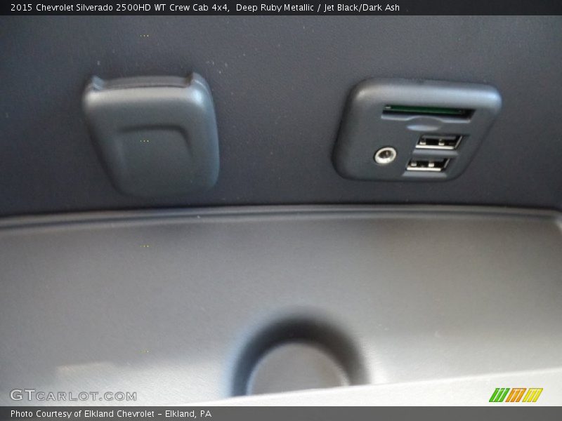 Deep Ruby Metallic / Jet Black/Dark Ash 2015 Chevrolet Silverado 2500HD WT Crew Cab 4x4
