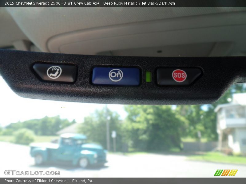 Deep Ruby Metallic / Jet Black/Dark Ash 2015 Chevrolet Silverado 2500HD WT Crew Cab 4x4
