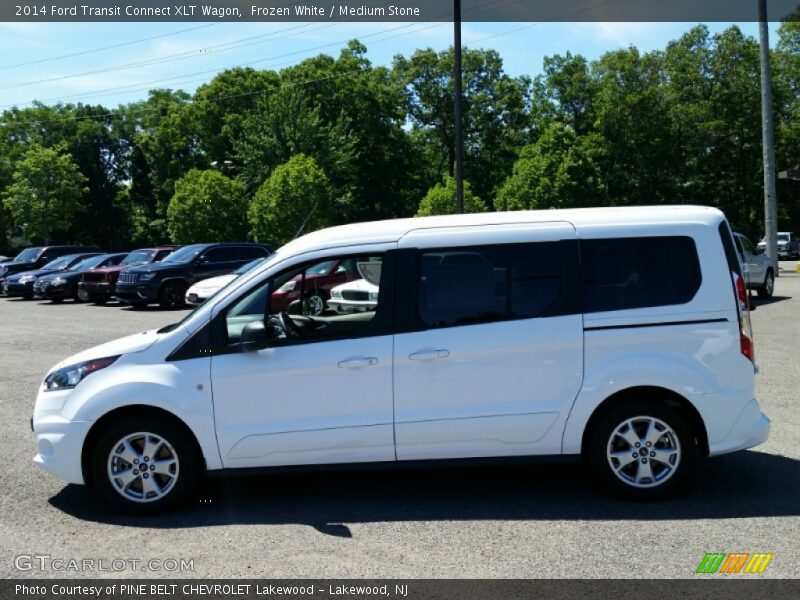 Frozen White / Medium Stone 2014 Ford Transit Connect XLT Wagon