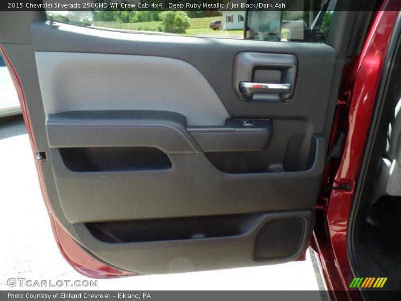 Deep Ruby Metallic / Jet Black/Dark Ash 2015 Chevrolet Silverado 2500HD WT Crew Cab 4x4