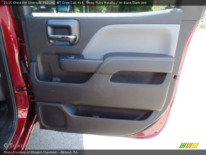 Deep Ruby Metallic / Jet Black/Dark Ash 2015 Chevrolet Silverado 2500HD WT Crew Cab 4x4