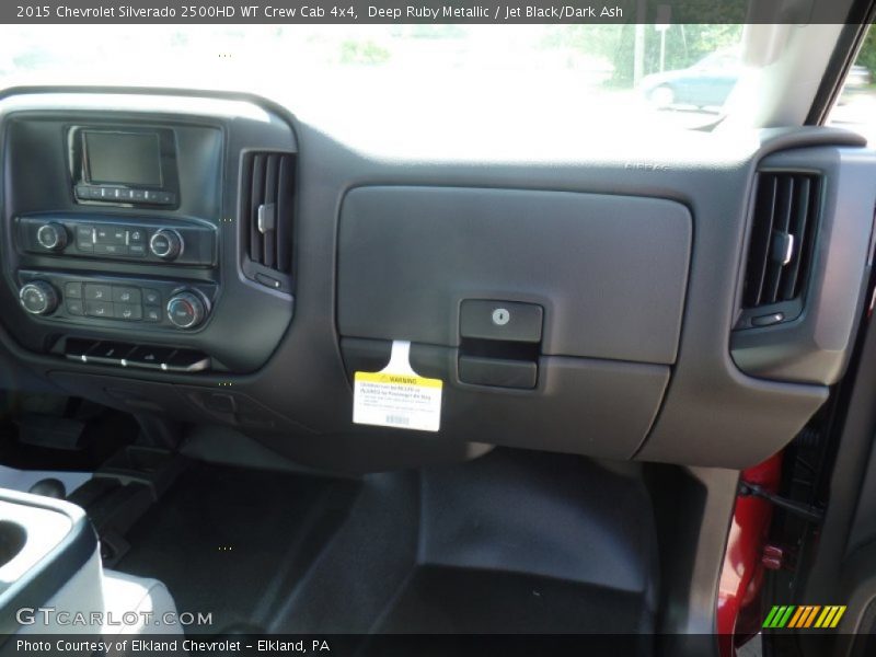 Deep Ruby Metallic / Jet Black/Dark Ash 2015 Chevrolet Silverado 2500HD WT Crew Cab 4x4