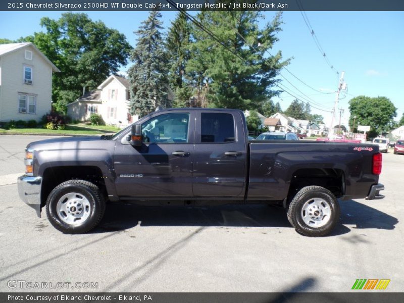 Tungsten Metallic / Jet Black/Dark Ash 2015 Chevrolet Silverado 2500HD WT Double Cab 4x4
