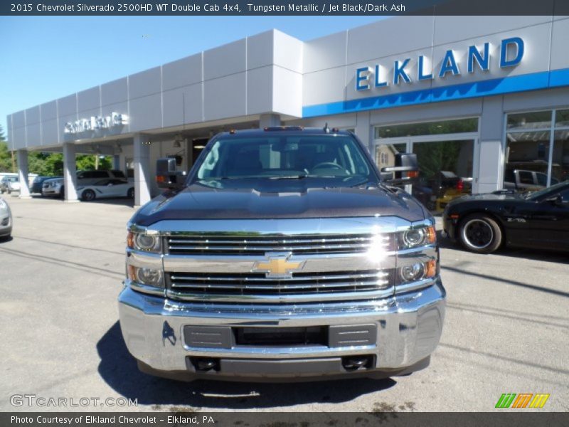 Tungsten Metallic / Jet Black/Dark Ash 2015 Chevrolet Silverado 2500HD WT Double Cab 4x4