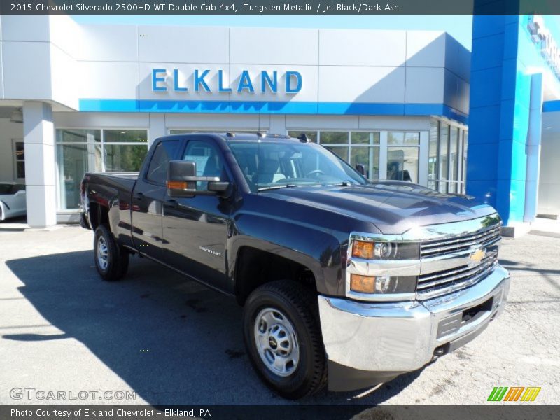 Tungsten Metallic / Jet Black/Dark Ash 2015 Chevrolet Silverado 2500HD WT Double Cab 4x4