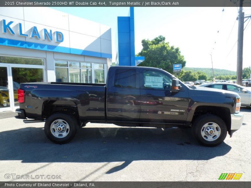 Tungsten Metallic / Jet Black/Dark Ash 2015 Chevrolet Silverado 2500HD WT Double Cab 4x4