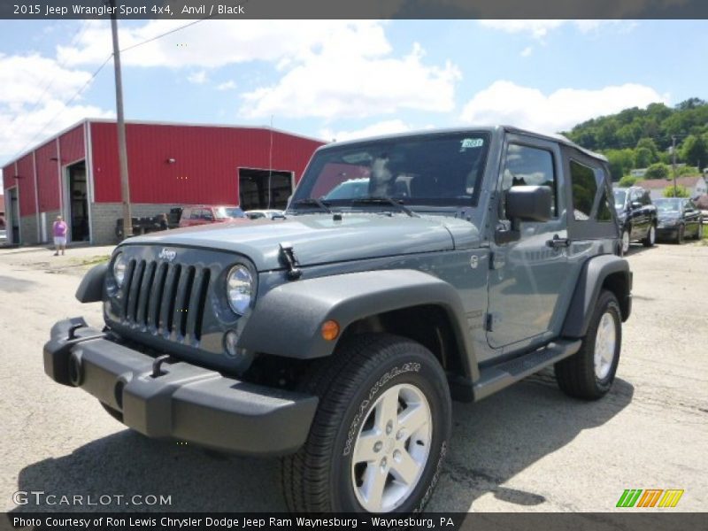 Anvil / Black 2015 Jeep Wrangler Sport 4x4